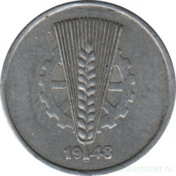 Монета. ГДР. 10 пфеннигов 1948 год (А).