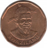 Монета. Свазиленд. 1 цент 1975 год. ФАО. рев.