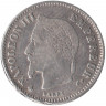 Монета. Франция. 20 сантимов 1867 год. А.