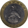Монета. Зимбабве. 5 долларов 2002 год. ав.