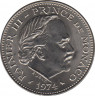 Монета. Монако. 5 франков 1974 год. ав.