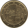 Монета. Австрия. 10 центов 2014 год. ав.