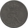 Монета. Дания. 1 эре 1948 год.