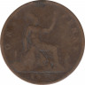 Монета. Великобритания. 1 пенни 1879 год. ав.