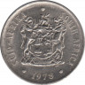 Монета. Южно-Африканская республика (ЮАР). 20 центов 1978 год. ав.