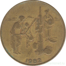 Монета. Западноафриканский экономический и валютный союз (ВСЕАО). 10 франков 1982 год.