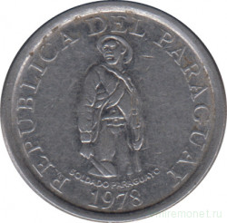 Монета. Парагвай. 1 гуарани 1978 год.