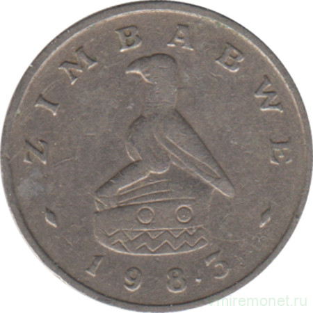 Монета. Зимбабве. 5 центов 1983 год.
