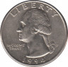  Монета. США. 25 центов 1994 год. Монетный двор P. ав.