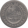 Монета. Боливия. 5 песо 1980 год. рев.