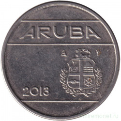 Монета. Аруба. 25 центов 2013 год.
