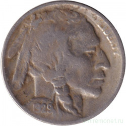 Монета. США. 5 центов 1929 год. D.