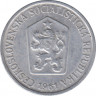  Монета. Чехословакия. 10 геллеров 1961 год. ав.
