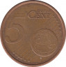 Монета. Франция. 5 центов 2008 год. рев.