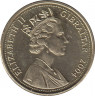 Монета. Гибралтар. 1 фунт 2004 год. 300 лет захвату Гибралтара. ав.