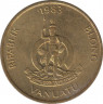 Монета. Вануату. 1 вату 1983 год. ав.