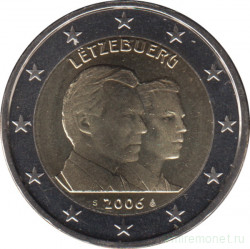 Монета. Люксембург. 2 евро 2006 год. 25 лет принцу Гийому.