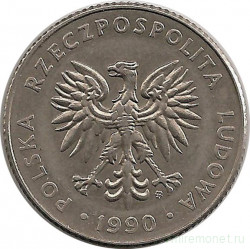 Монета. Польша. 20 злотых 1990 год.