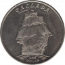 Монета. Острова Гилберта (Кирибати). 1 доллар 2014 год. "Паллада". ав.