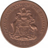 Монета. Багамские острова. 1 цент 1998 год. ав.