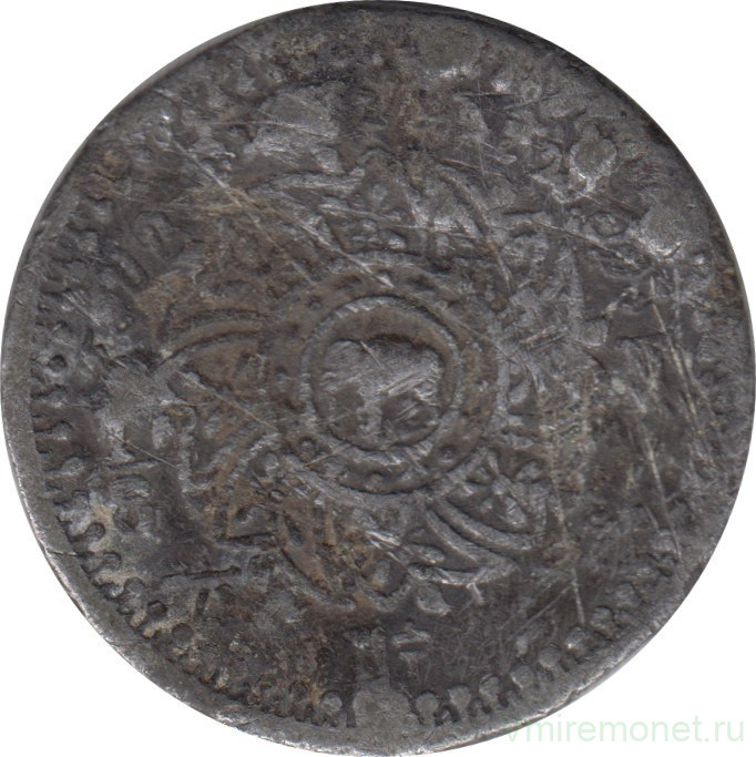 Монета. Тайланд. 1/16 фуанга 1862 год.