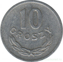 Монета. Польша. 10 грошей 1961 год.