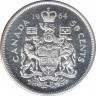 Монета. Канада. 50 центов 1964 год. ав.