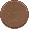 Монета. Италия. 2 цента 2006 год. ав.