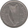 Монета. Ирландия. 6 пенсов 1935 год. ав.