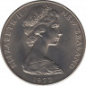 Монета. Новая Зеландия. 1 доллар 1972 год. рев.