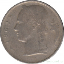 Монета. Бельгия. 5 франков 1962 год. BELGIQUE.