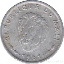 Монета. Мали. 25 франков 1961 год.
