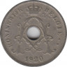Монета. Бельгия. 10 сантимов 1920 год. BELGIE. ав.
