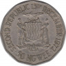 Монета. Замбия. 50 нгве 1972 год. ав.