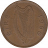 Монета. Ирландия. 1 пенни 1966 год. ав.