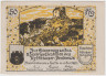 Бона. Нотгельд. Германия. Город Франкенхаузен. 50 пфеннигов 1921 год. Реверс 5. Вариант 373.1.а.5. ав.