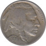Монета.  США. 5 центов 1936 год. (S). ав.
