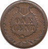 Монета. США. 1 цент 1904 год. рев.