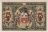 Бона. Нотгельд. Германия. Город Кронах. 25 пфеннигов 1921 год. Вариант 747.1.1.3. рев.