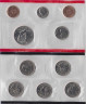 Монета. США. Годовой набор 1999 год. Монетный двор D. ав.