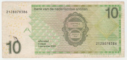 Банкнота. Нидерландские Антильские острова. 10 гульденов 2003 год. Тип P#28c.
