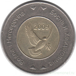 Монета. Босния и Герцеговина. 5 конвертируемых марок 2009 год.