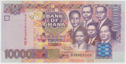 Банкнота. Гана. 10000 седи 2003 год. Тип 35b.