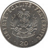 Монета. Гаити. 20 сантимов 1991 год. рев.