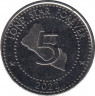 Монета. Либерия 5 долларов 2022 год. ав.