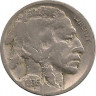 Монета. США. 5 центов 1936 год. ав.
