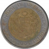 Монета. Перу. 5 солей 1995 год. ав.