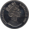 Монета. Гибралтар. 2,8 экю 1995 год. 190 лет со дня смерти Нельсона. рев.