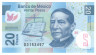 Банкнота. Мексика. 20 песо 2013 год.