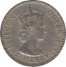 Монета. Маврикий. 1/4 рупии 1978 год. рев.
